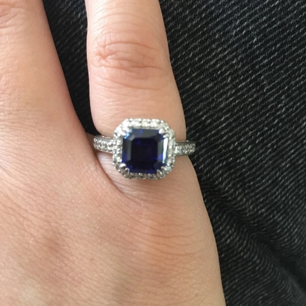 Sterling Silver Cubic Zirconia Ring